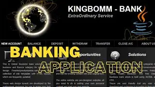 Banking application using java | Bank Management System 