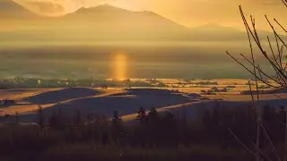 Golden Diamond Dust | A Framed Moment of Winter Light
