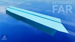 BEST LONG DISTANCE paper plane - How to make a Paper Airplane that Flies Far | Momentum