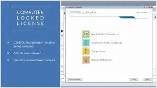 How to Install COMSOL with a CPU-Locked Single User License