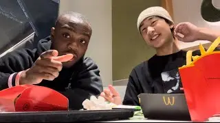 eating mcdonalds in copenhagen
