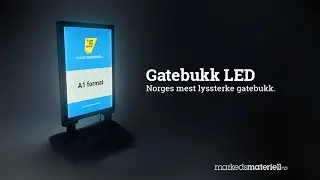 Gatebukk LED - Lyssterk gatebukk som gj&oslash;r deg synlig i m&oslash;rket - Markedsmateriell.no