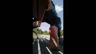 Male Feet Park Soles