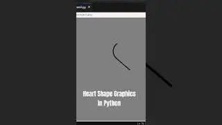 Heart Shape Graphics In Python