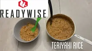 Trying READYWISE Teriyaki Rice : Emergency Food Supply : 25 Year Shelf Life : Costco