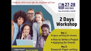 Day 2: Project writing for Grants How to Write a Project Applying for Grants