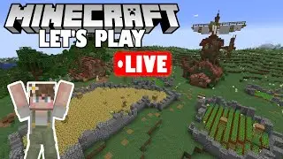 Minecraft 1.19 Let's Play Stream - Working on the farm area!