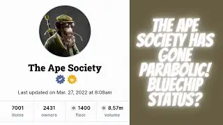 CNFT | The Ape Society has gone parabolic! | Bluechip Status? #awesomeisjayell #cnft #theapesociety