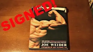 Bodybuilding Library Ep. 5: Book signed by Arnold, Sergio, Weider, Frank Zane, and others