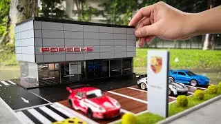 Porsche Car Showroom 1/64 Diorama | Hotwheels Diorama | Part 1