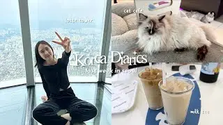 KOREA VLOG🍰: cute cafes, LoL Park, costco in korea, dynamic maze, what i eat, ect