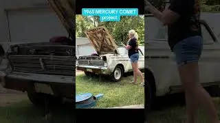 1965 mercury comet caliente project. First start up in years.