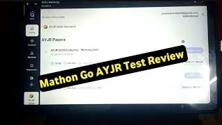 Mathongo AYJR Test Review| #jeetestseries #mathongo #jee2026