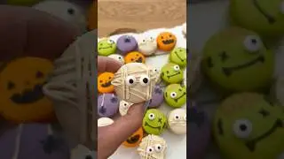 Easy Halloween Macaron for beginners- Mummy #macaron #halloween2023