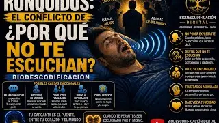LOS RONQUIDOS: El conflicto de PORQUE NO TE ESCUCHAN I Origen Emocional y Soluci&oacute;n (Consulta IA)