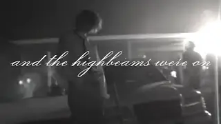 glaive - and the highbeams were on (lyric video)