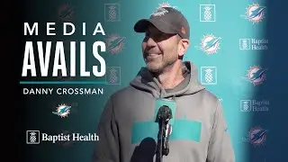 Special Teams Coordinator Danny Crossman meets with the media | Miami Dolphins