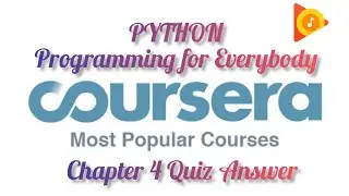 Coursera: Programming For Everybody Chapter 4 Quiz Answer | Python for Everybody Chapter 4 Quiz Ans.