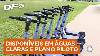 Patinetes elétricos com aluguel de R$ 0,25 por minuto chegam para fase de testes no DF | DF no Ar
