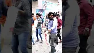 Akhil akkineni Die Hard Fans Mass Celebration At Theater