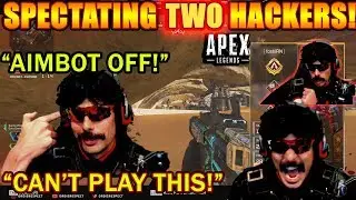 DrDisrespect KILLED BY HACKERS TWICE! & Spectates Them! (RANT) - Apex Legends!