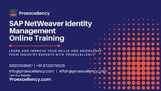 Master SAP NetWeaver Identity Management Online Training | Professional Certification Guide