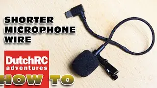 Shortening wire of External Microphone - SJcam - HOW TO