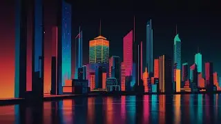 City Beyond Ordinary: A Neon Odyssey of Colors For TV - Slideshow Screensaver Showcase - 5H No Sound