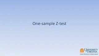 How To: Z-test