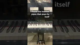 I found a haunted piano ￼
