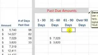 Build an Accounts Receivable Aging Report in Excel