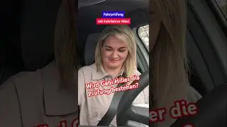 Auch Gabi Hiller von &Ouml;3 zeigt hier was sie kann, oder nicht kann 😅😅😅 #fahrlehrer #pr&uuml;fung #lol