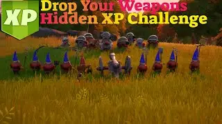 Fortnite Drop Your Weapons Hidden XP Challenge #SugaredYeti