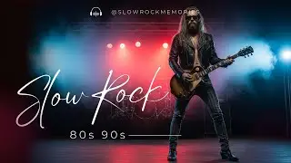 Slow Rock Music 80s 90s &bull; Warm Guitar Glow for Silent Evenings