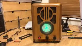 Diy Ghost Box kit built into retro radio