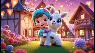 Baby Llama Dropped the Wool Ball | English Nursery Rhyme | Kids Songs | Baby Music