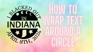 How to Wrap Text around a Circle in Inkscape