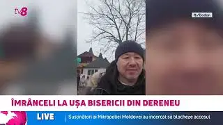 „Te-ai ferit de aici!” Scandal la ușa bisericii din Dereneu: Enoriașii au blocat accesul preotului