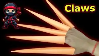 How to make a paper claws / Diy Wolverine claws .