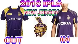 KKR new Jersey 2018 IPL