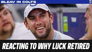 Reacting to why Andrew Luck retired with Jerraud Power and Rodney McLeod