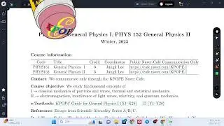 Winter KPOPE Physics I Orientation