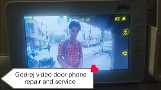 Godrej video door phone repair and service and information #godrej #videodoorphone #doorbell #doors 