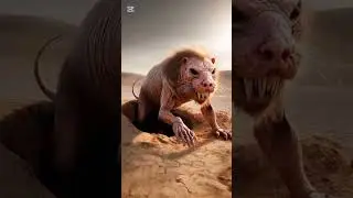 Half lion, half mystery-what is this creature?!