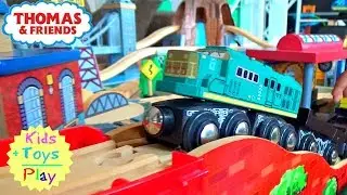Imaginarium Toy Train Wooden Railway Play Table For Children | Surprise Toys Videos For Kids