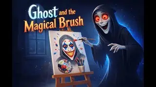 भूत और जादुई रंग 🎨👻| रंगों वाला भूत | Color Magic Ghost