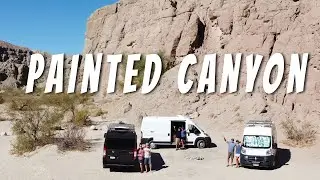 Promaster Van Life Friends in the Desert - Painted Canyon Mecca Hills