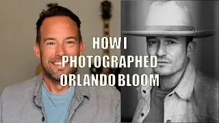 How I photographed Orlando Bloom