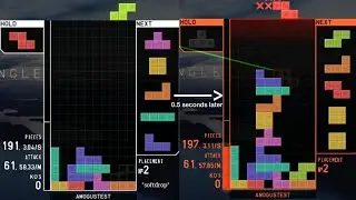 TETR.IO Free for all, but softdrop is very deadly