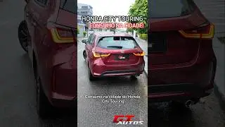 Consumo na cidade do Honda City Touring Hatch! #shorts